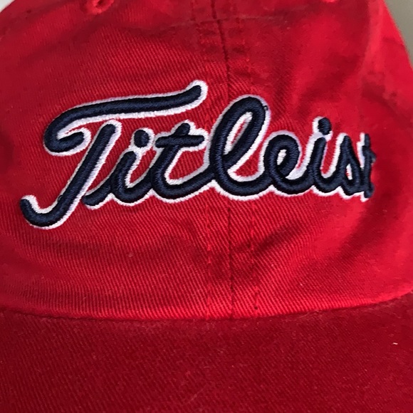 Titleist Red Golf Adjustable Cap - Picture 11 of 12